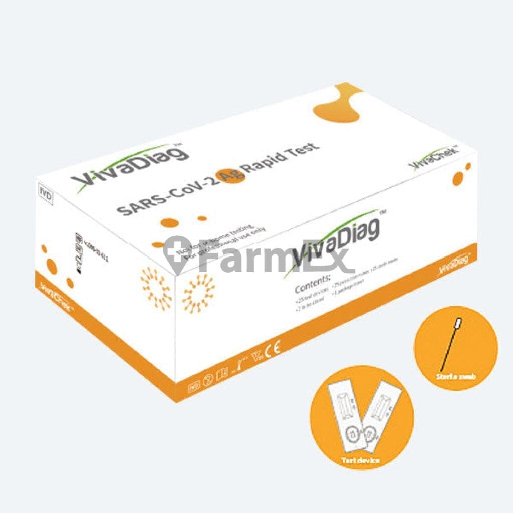 Test Covid Sars-Cov-2 "Rapid Test" x 1 unidad "Ley Cenabast" VivaDiag
